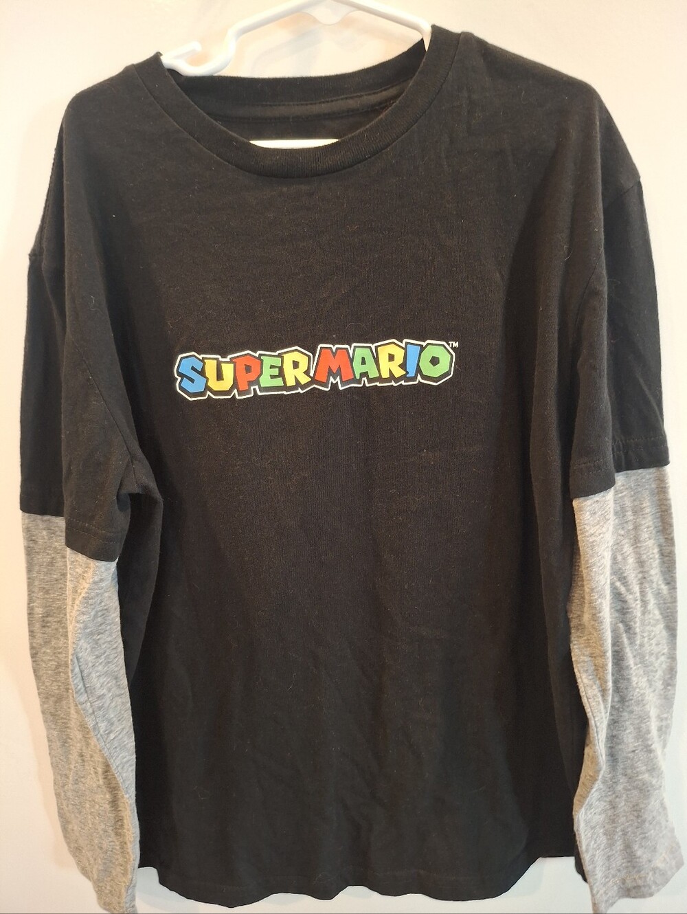 Boys Super Mario Long Sleeve Top